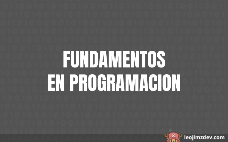 fundamentos de programacion